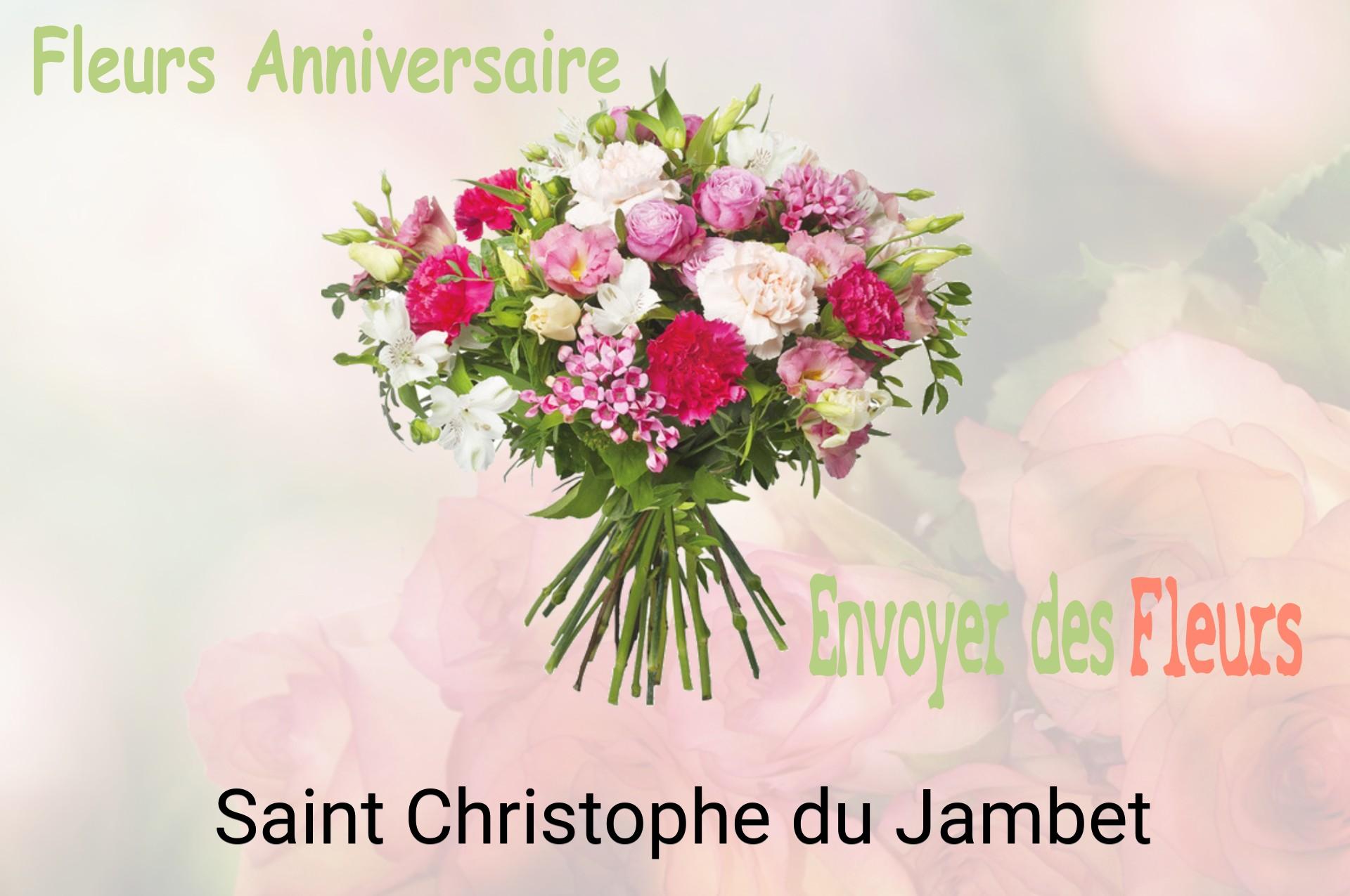 Bouquet de fleurs d’anniversaire livré à Saint-Christophe-du-Jambet