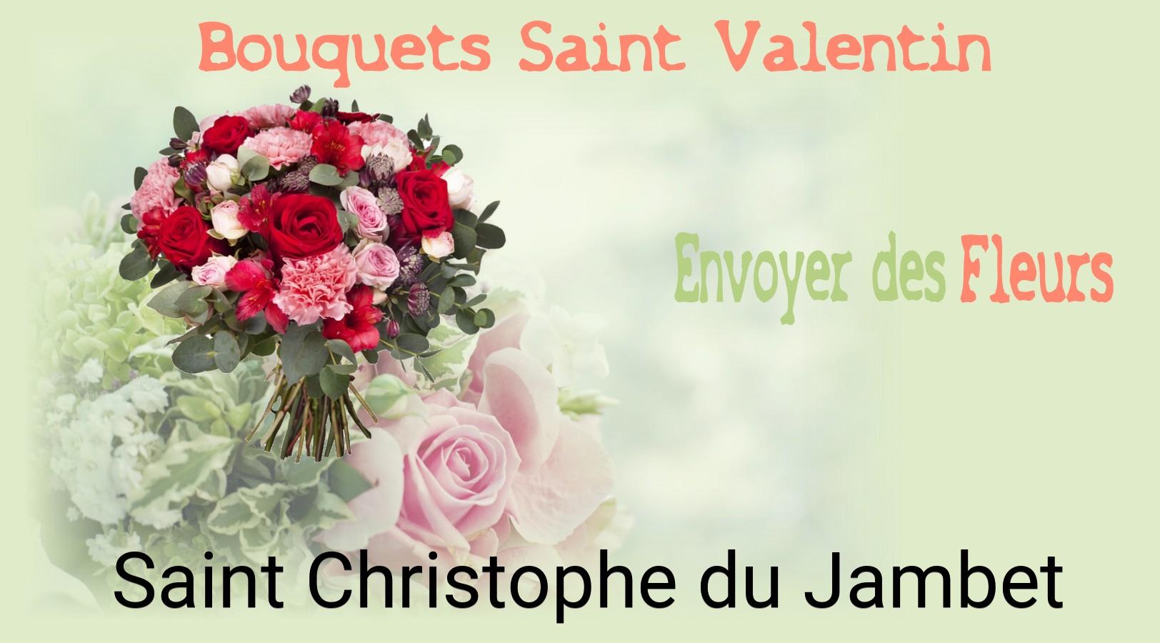Roses de Saint-Valentin livrées à Saint-Christophe-du-Jambet